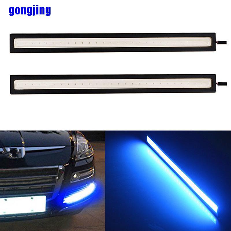 Đèn LED Siêu SáNg ChốNg NướC DC 12V COB DRL Cho Xe Hơi - MàU Xanh Dương