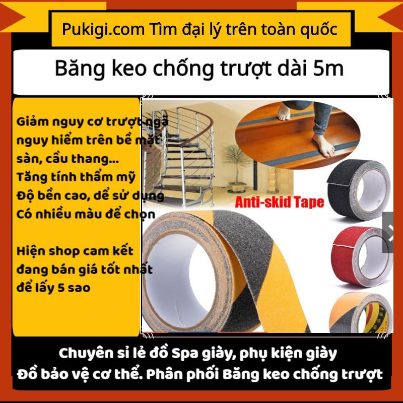 Cuộn băng dính chống trượt dán sàn, cầu thang