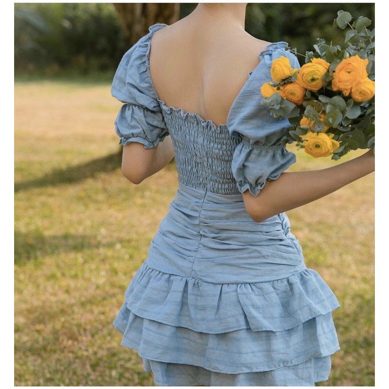 Váy Nhún Eo Đuôi Cá ( Hàng QC kèm ảnh thật) | BigBuy360 - bigbuy360.vn