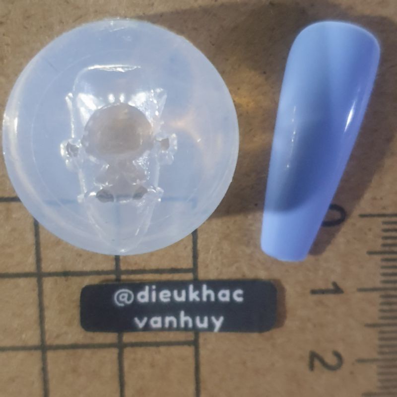 DIY - Khuôn charm búp bê dễ thương - Làm charm nail 3D, phụ kiện trang sức hoa tai, cài áo, kẹp tóc thời trang