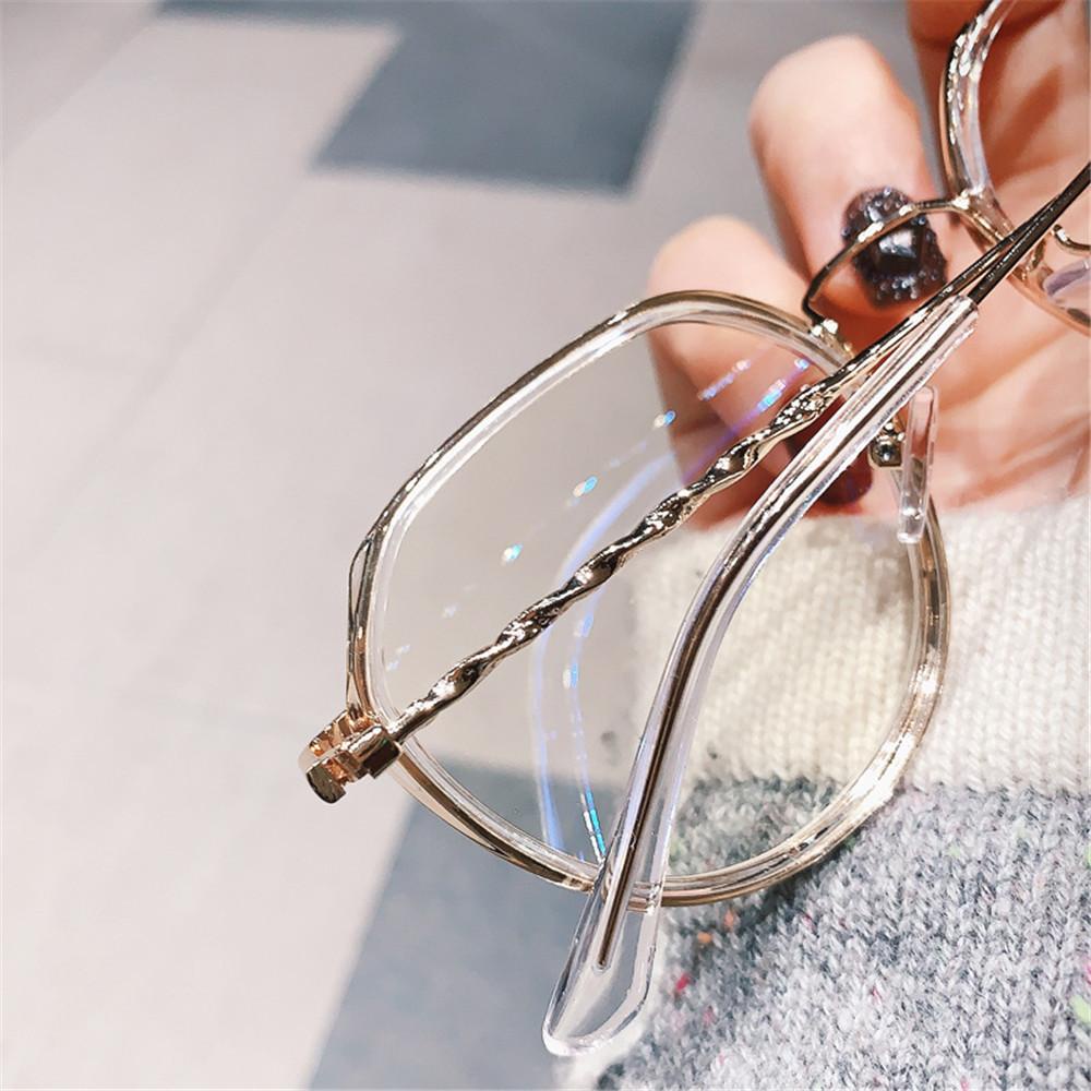 CLEVER Mắt Kính Gọng Bát Giác Thời Trang