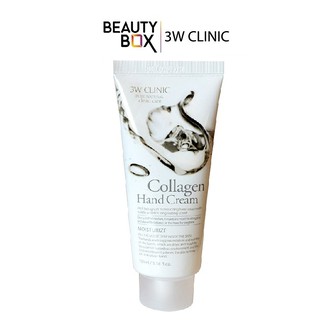 Kem Dưỡng Da Tay 3W Clinic Moisturizing Collagen Hand Cream 100ml