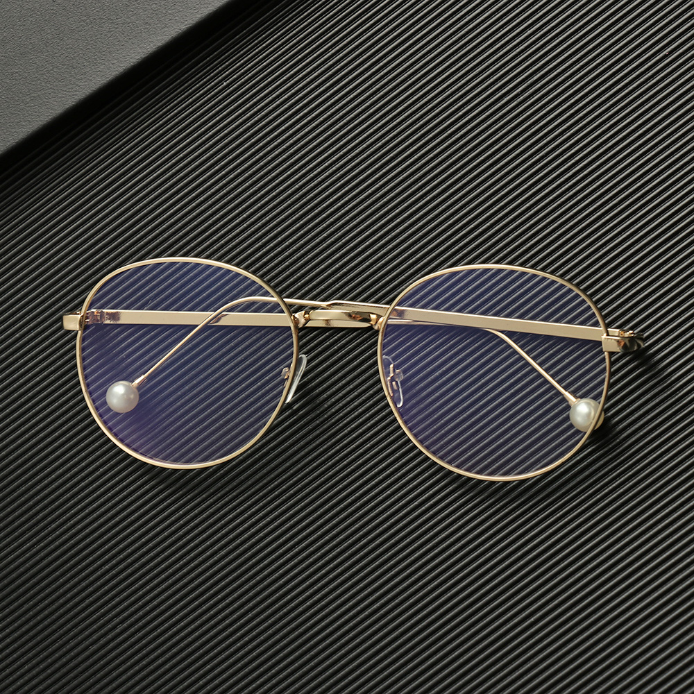 Mắt Kính Gọng Kim Loại Tròn Thời Trang | BigBuy360 - bigbuy360.vn