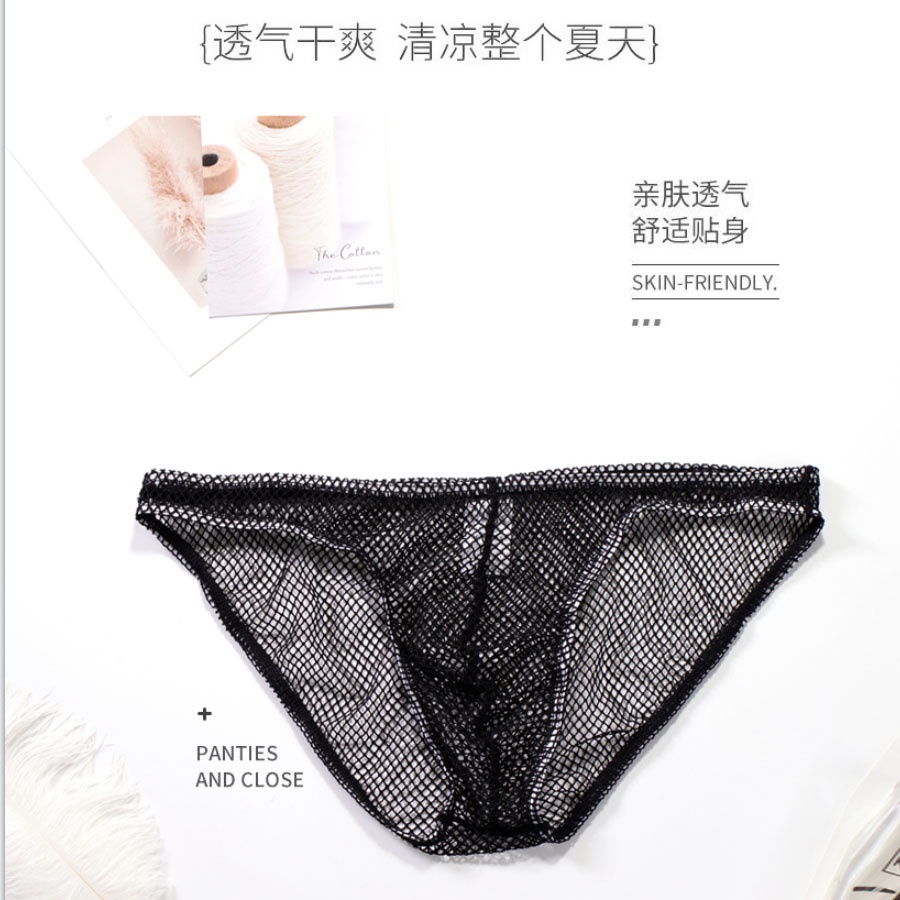 Quần Lót Nam Dạng Lưới Mềm Thoáng Khí