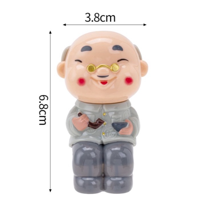 Phụ kiện bánh kem sinh nhật  tượng ông bà trang trí bánh
