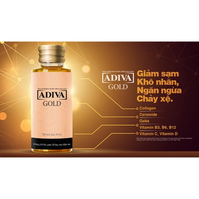 Nước uống đẹp da ADIVA Gold