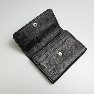 Ví mini da bò thật, ví card nam nữ mn120 - 100% da bò thật, bh 3 năm