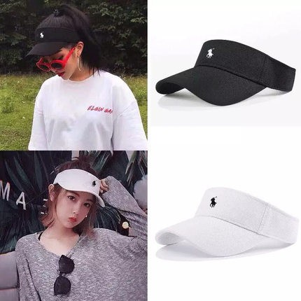 Nón Lưỡi Trai Nửa Đầu Nam Nữ Thêu Logo Pol, Mũ Lưỡi Trai Unisex Tennis Thể Thao Không Nóc, Nón Kết Cá Tính Phong Cách