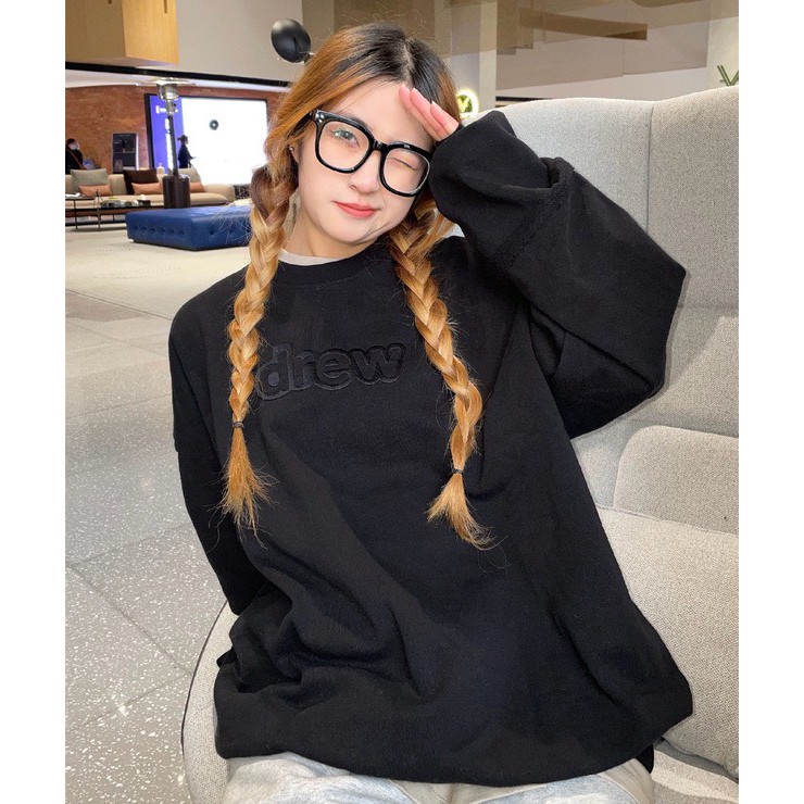 Áo Nỉ Sweater Drew Dài Tay, Form Rộng - Nam, Nữ Unisex - Chất Nỉ 100% Cotton-XX MENS FASHION! | BigBuy360 - bigbuy360.vn