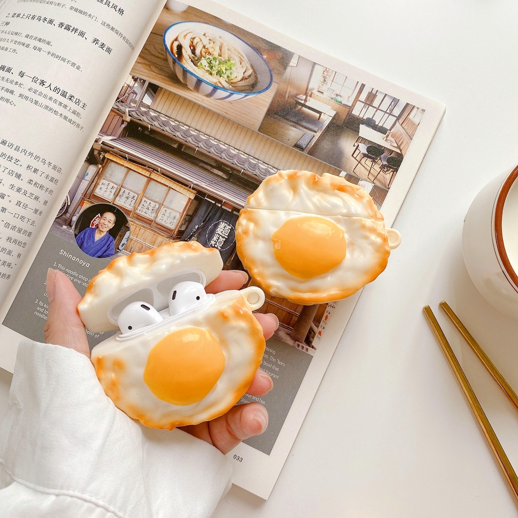 Vỏ Bảo Vệ Hộp Sạc Tai Nghe AirPods3 AirPods3 AirPods3 Pro AirPods2gen Màu Vàng Họa Tiết Trái Bắp Dễ Thương Ốp