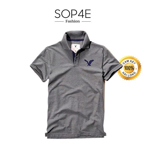 Áo thun nam trơn cổ bẻ Đại bàng Ame Sop4E Fashion | BigBuy360 - bigbuy360.vn