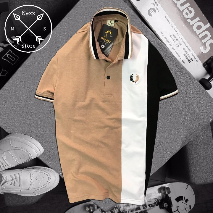 Áo thun polo nam sọc ngang có cổ bẻ trẻ trung niên cá sấu cao cấp Nexx&Dee 03 | BigBuy360 - bigbuy360.vn