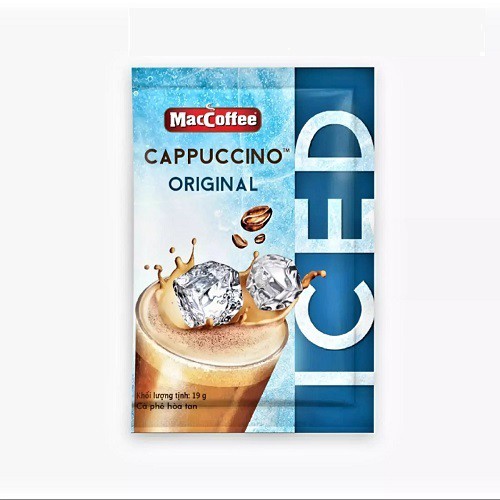 2 Gói MacCoffee CAPPUCCINO Vị Phô Mai Và Vị Truyền Thống 19g