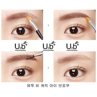 U2B PROFESSIONAL CAKE EYEBROW - BỘT KẺ LÔNG MÀY CHUYÊN NGHIỆP 3 NGĂN U2B