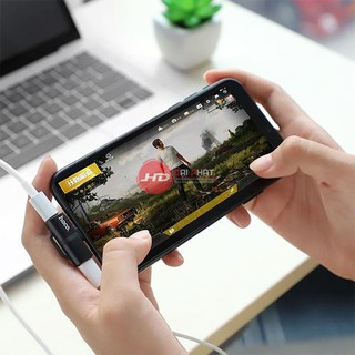 Jack chuyển đổi Iphone 2 cổng lighning Hoco Ls20 bảo hành 12 tháng