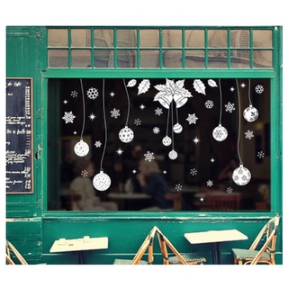 Decal trang trí Noel - Rèm chuông Noel