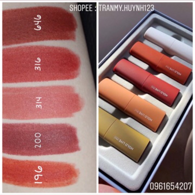 [ CÓ SẴN ] Son Sáp Hold Live Fullsize