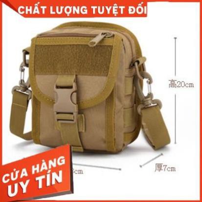 [ XẢ KHO 3 NGÀY ] Túi Đeo Chéo Vuông Phong Cách Army - Quai + Vải Dù Độ Bền Cao - BH 3 Tháng Sử Dụng RiBô