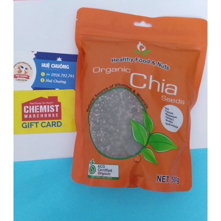 Hạt chia Healthy Food & Nuts của Úc, 500g