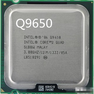 Cpu quadcore q9650 q9550 q6600 cho main 775 95