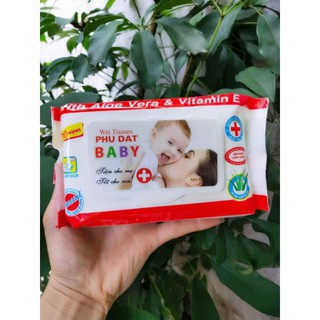 Khăn ướt Baby Phú Đạt 100 tờ