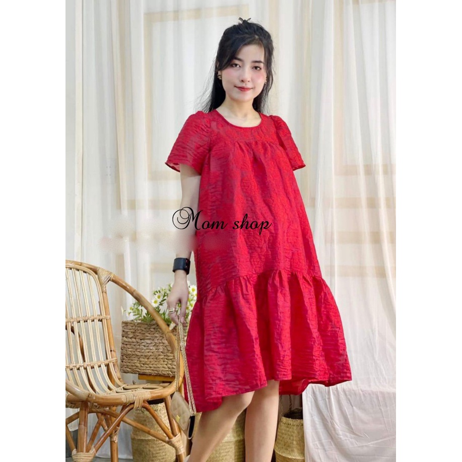 ĐẦM BẦU HOA SIÊU SANG CHẢNH, MÁT MẺ, CÓ LỚP LÓT DÀY DẶN