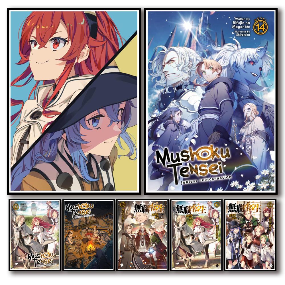 Miếng Dán Tường Trang Trí Hình Anime Mushoku Tensei Jobless 47 Thiết Kế Độc Đáo 22.6.15