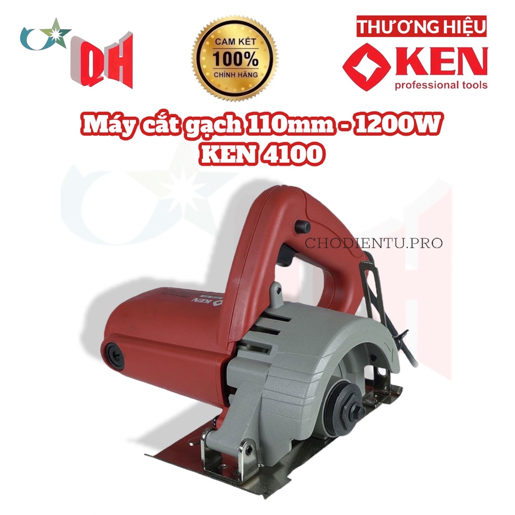Máy Cắt Gạch Đá Công Suất Lớn 110mm - 1200W KEN 4100 - HÀNG CHÍNH HÃNG