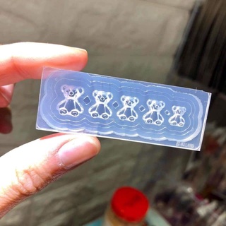 Khuôn silicon làm charm gấu, nơ, bướm . . .
