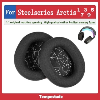Đệm xốp phối da bọc đầu tai nghe cho tseries steelseries arctis 1 3 5 7 9x pro