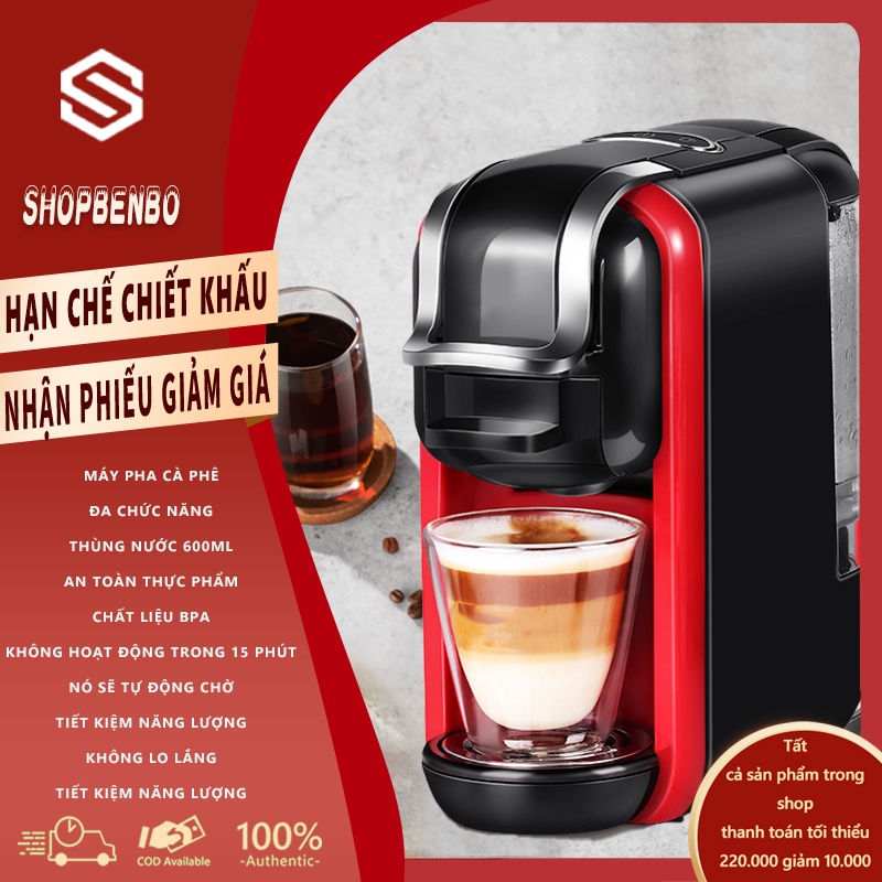 Máy pha cà phê 3 trong 1 pha từ viên nén nespresso DG Nestle, bột cà phê nhanh chóng tiện lợi YA25 shopbenbo