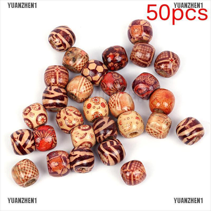 [YUANZHEN1] 50 Hạt Xỏ Tạo Kiểu Tóc Dreadlock DIY