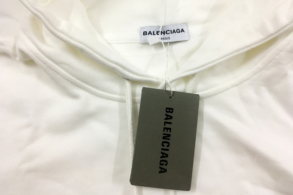 Balenciaga Áo Hoodie Chất Liệu Cotton In Chữ Thời Trang Cho Cặp Đôi # 306