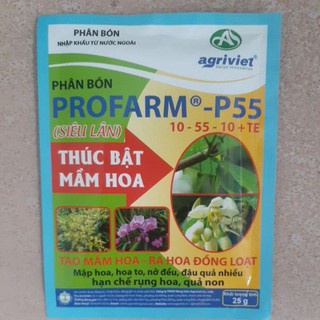 Phân bón siêu lân 10-55-10 thúc bật mầm hoa gói 25gr
