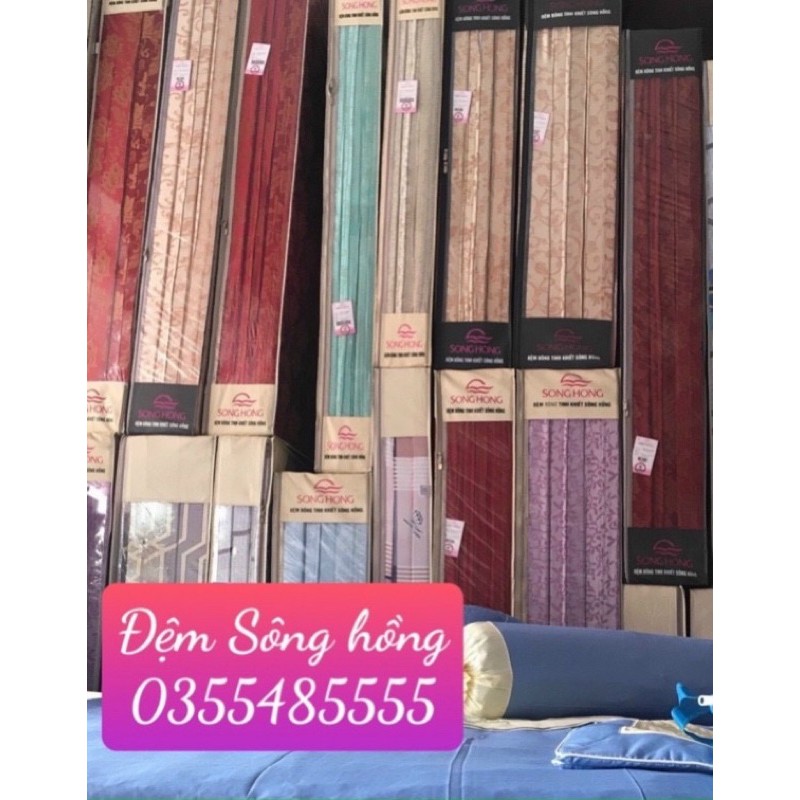 (-30%❤️)Đệm bông ép Sông Hồng vải gấm ( 180cm x200cm x9cm )