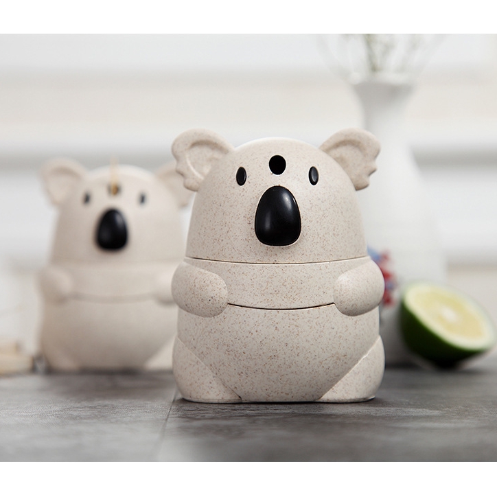 Hộp đựng tăm tự động hình gấu cute