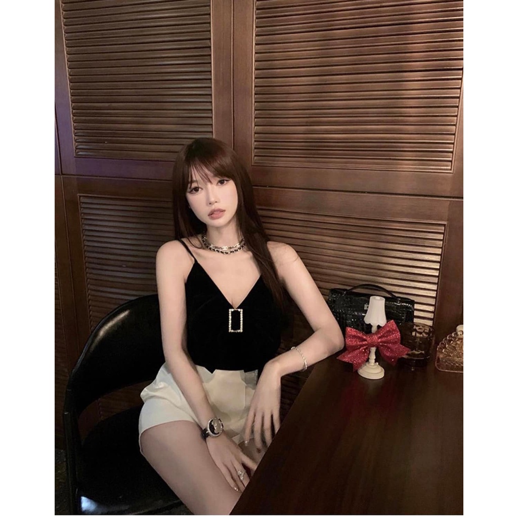 LINH CAVALI - Set nơ đá nhung