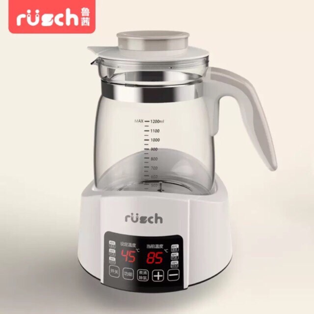 Ấm đun nước siêu tốc Rusch ( chế độ đun hâm sữa đc cho bé )