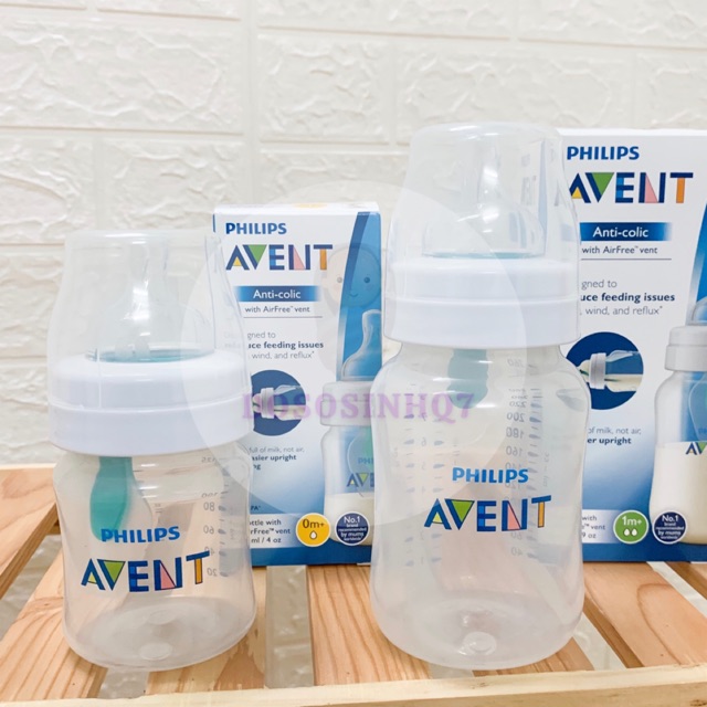 BÌNH SỮA PHILIPS AVENT GIẢM ĐẦY HƠI 125ML - 260ML
