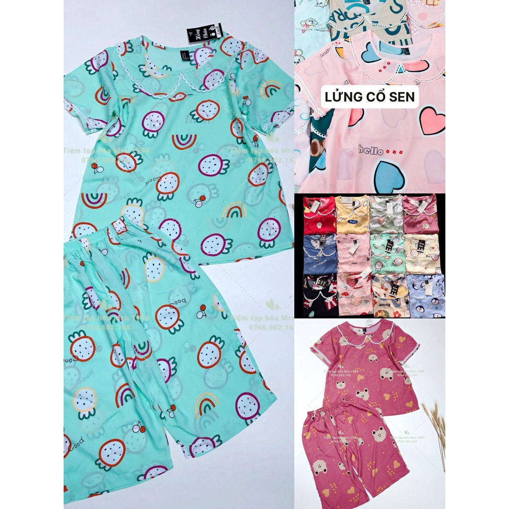 {LỬNG CỔ SEN} ĐỒ BỘ MẶC NHÀ QUẦN LỬNG VẢI LANH LỌAI 1 CAO CẤP
