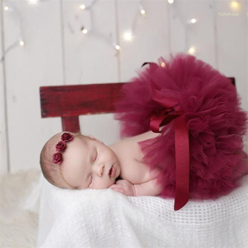 Set 2 Món Gồm Chân Váy Tutu Tutu Và Băng Đô Làm Phụ Kiện Chụp Ảnh Cho Bé Sơ Sinh