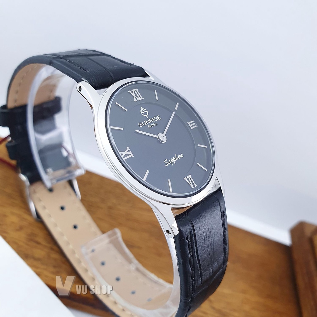Đồng hồ nữ Sunrise DL736PWC - Kính sapphire