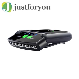 Đèn pha led cảm biến usb 100lm có thể sạc lại kèm kẹp gắn mũ dùng cho câu cá ban đêm