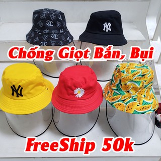 [Freeship] Mũ Chống Dịch - Che Mặt Chống Nắng Chống Bụi Thời Trang - Hình Shop Chụp