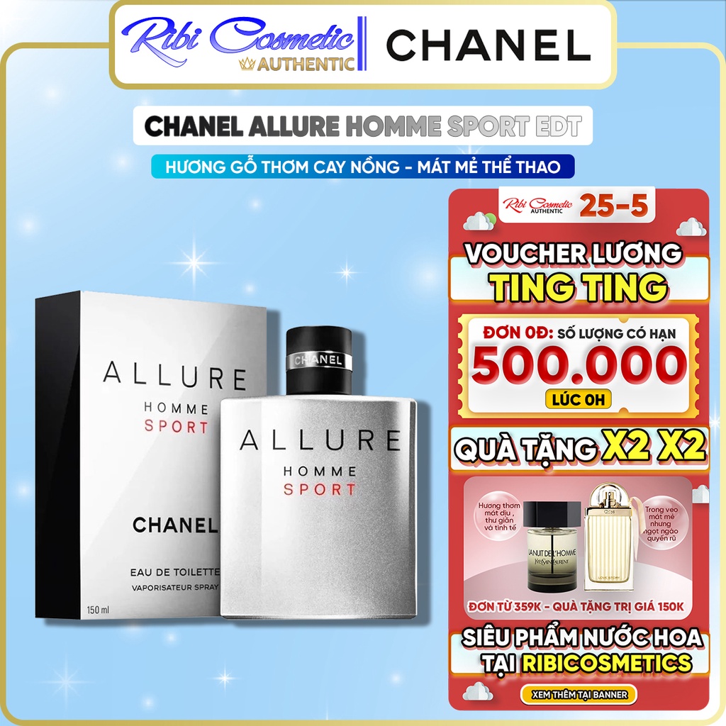 Nước hoa Nam Chanel Allure Homme Sport EDT Hương thơm nam tính huyền thoại
