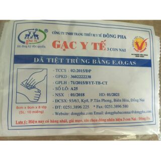 Gạc y tế tiệt trùng Đông Pha
