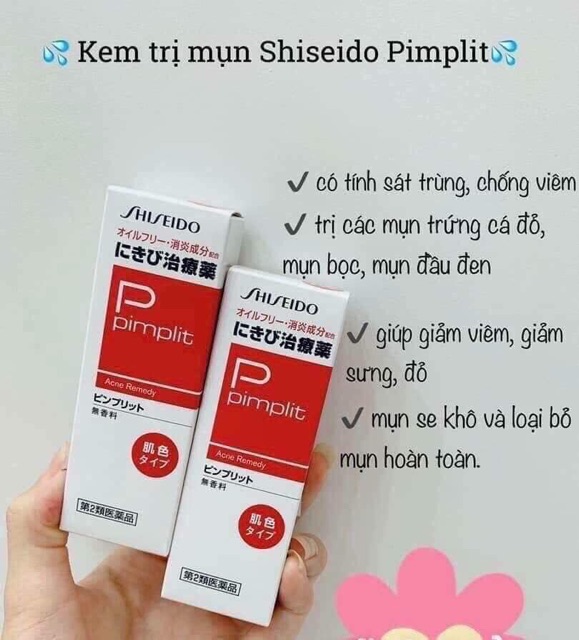 Có sẵn giao ngay - SALE-Nhật nội địa SALE- KEM PIMPLIT SHISEIDO 18g *