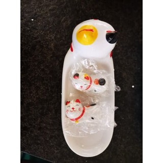 Bộ giữ đũa mèo may mắn