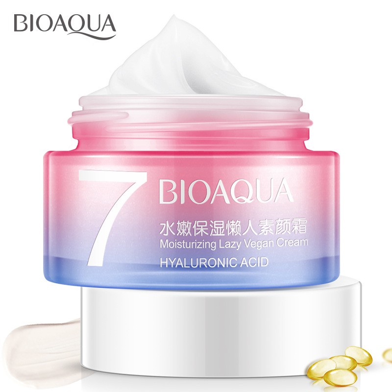 Kem ngày nâng tông dưỡng ẩm 7 thành phần Bioaqua Lazy Cream Senabeauty