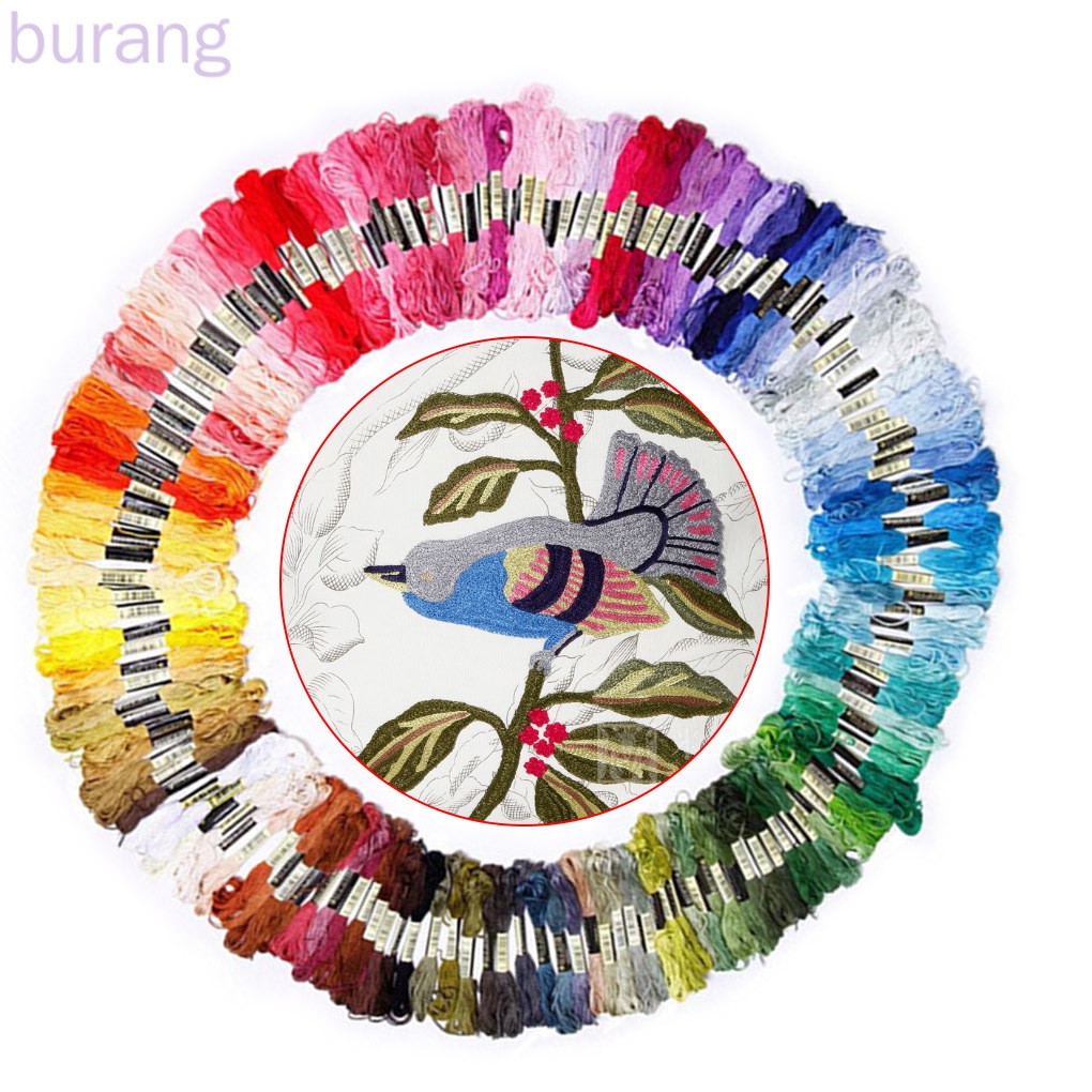 50pcs Color Random Embroidery 6-cord-thread DIY Cross-stitch Stitching Sewing Cotton Thread